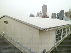 画像：体育館の屋根